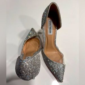 Steve Madden Marbela Rhinestone Pump Women Size 7.5 Worn Once